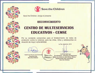 Condecoración Save the Children