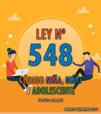 Ley Nro 548 Codigo Niña, Niño Y Adolescente - CEMSE